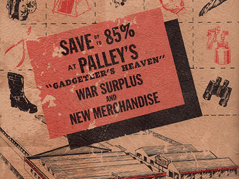 Palley's War Surplus Catalog, 1954